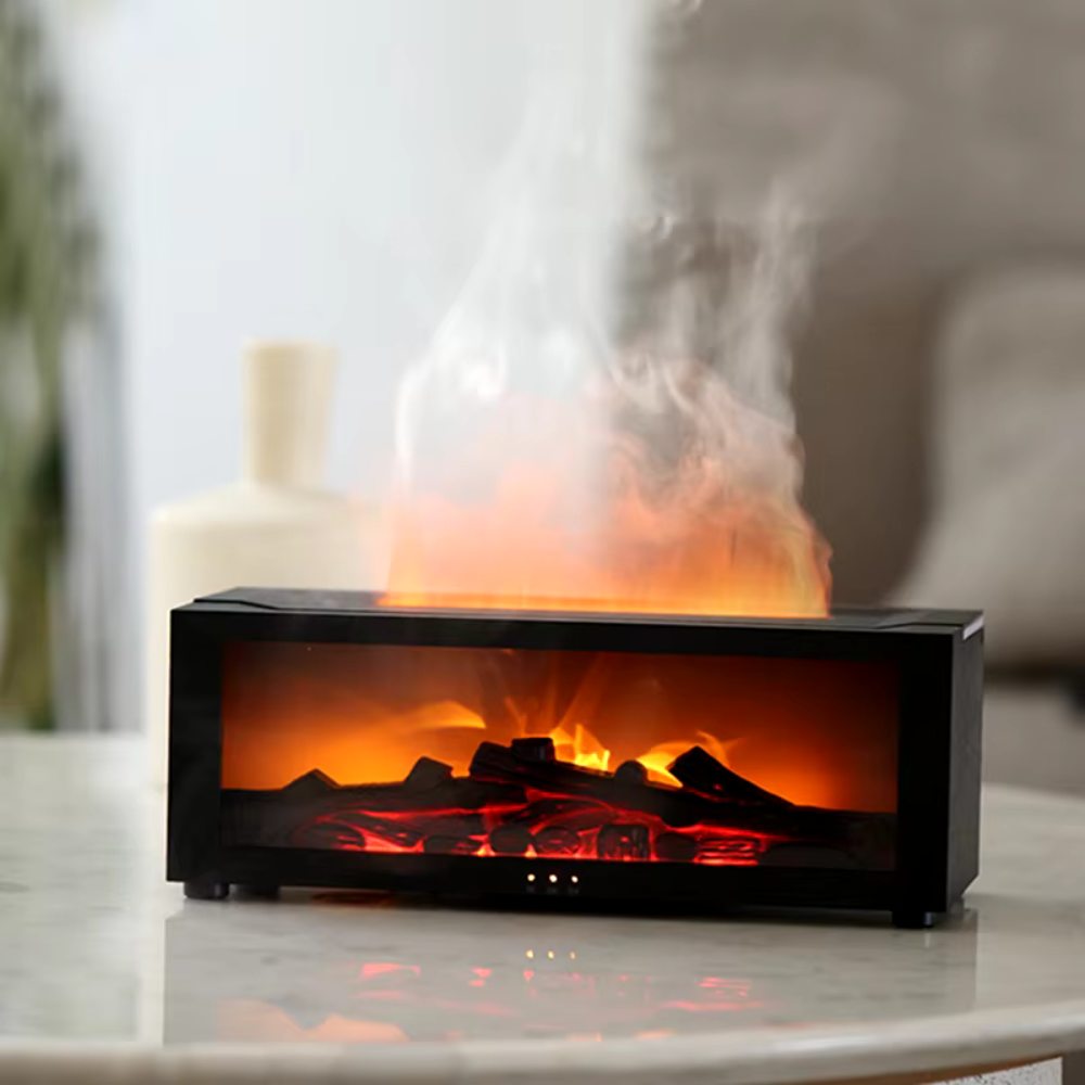 Flame Fireplace Aroma Humidifier