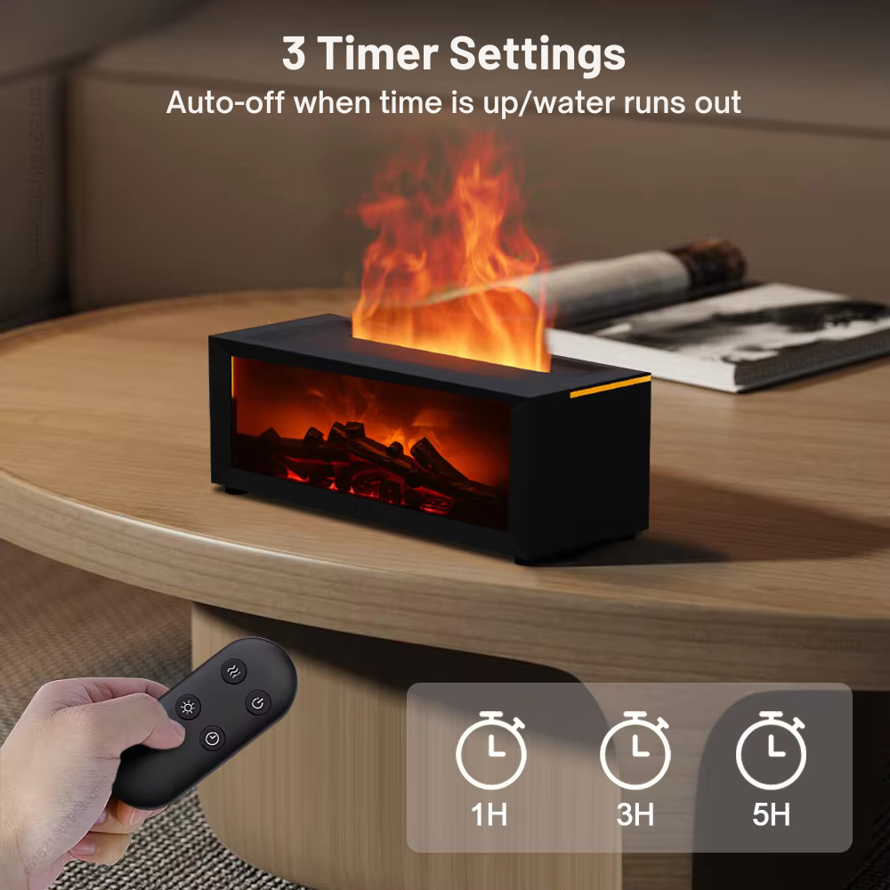 Flame Fireplace Aroma Humidifier